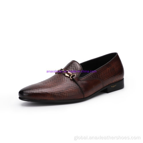 Genuine Cowskin Wedding Slip-on Shoes Hot Popular Men Slip-on Leather Party Loafer Shoes Supplier